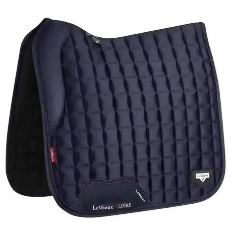 LeMieux Loire Memory Dressage Square Navy Navy Large Dressage Saddle Pads