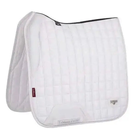 LeMieux Loire Memory Dressage Square White Large Saddle Pads & Numnahs Barnstaple Equestrian Supplies