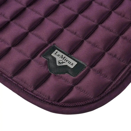 LeMieux Loire Memory Satin Dressage Square Fig S/M Saddle Pads & Numnahs Barnstaple Equestrian Supplies