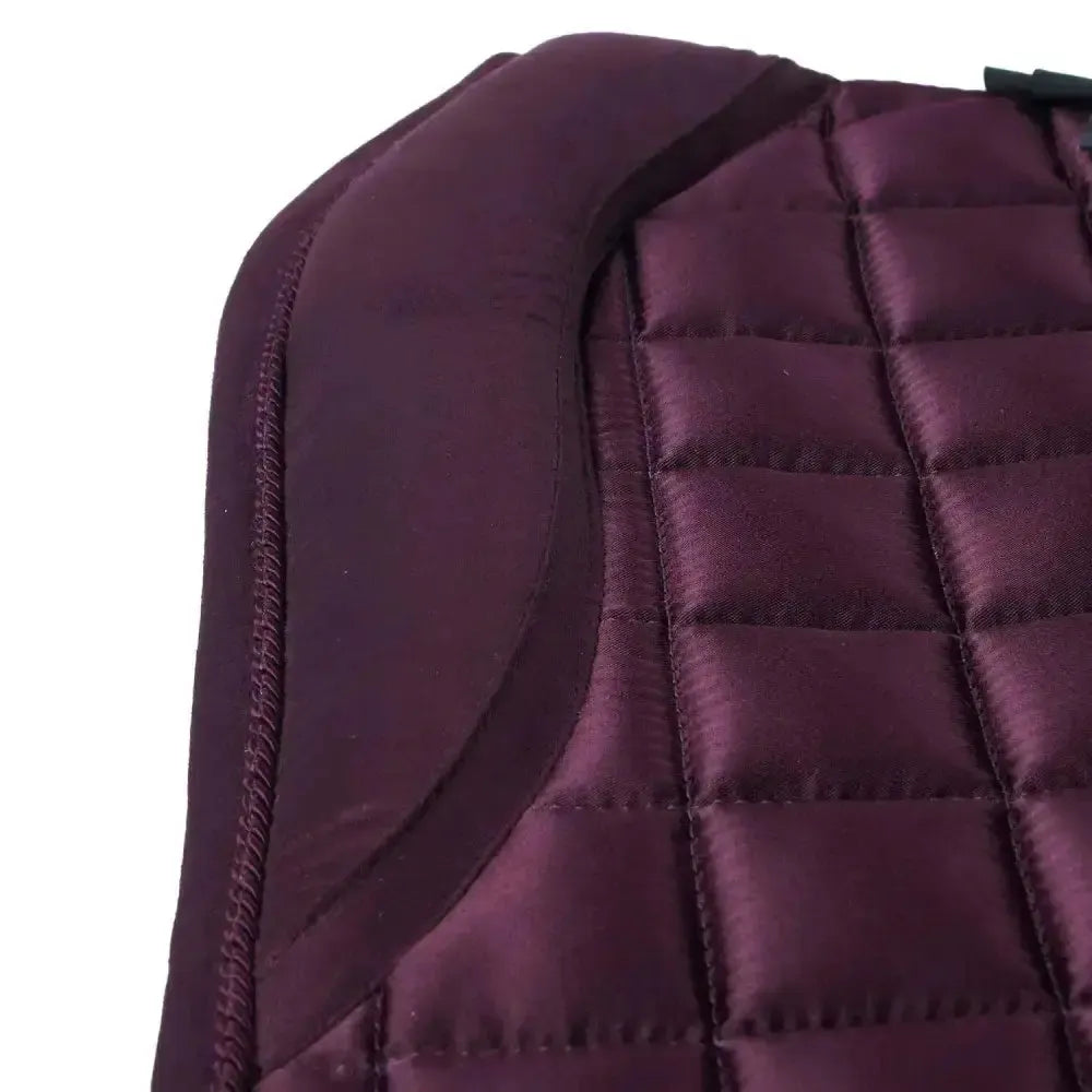 LeMieux Loire Memory Satin Dressage Square Fig S/M Dressage Saddle Pads