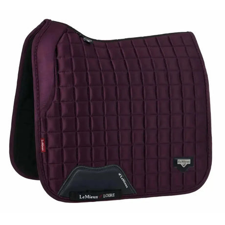 LeMieux Loire Memory Satin Dressage Square Fig S/M Dressage Saddle Pads