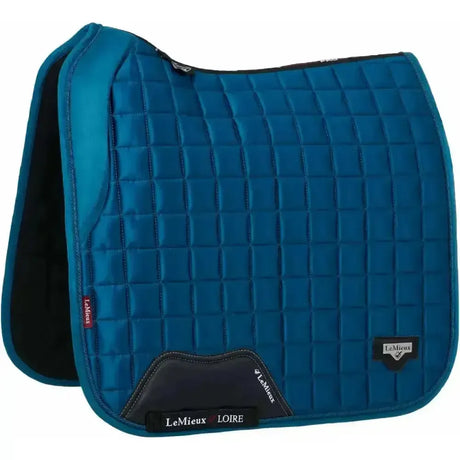 LeMieux Loire Memory Satin Dressage Square Marine S/m Dressage Saddle Pads