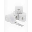 White lemieux loire polo bandages soft breathable fabric with subtle branding from the loire collection polo bandages white