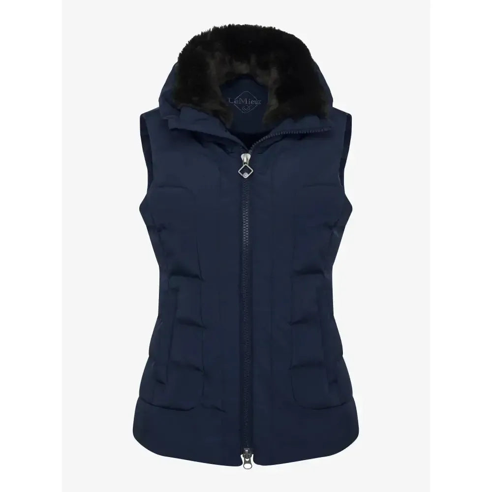 LeMieux Loire Winter Gilet Navy 10 Navy Gilets & Bodywarmers