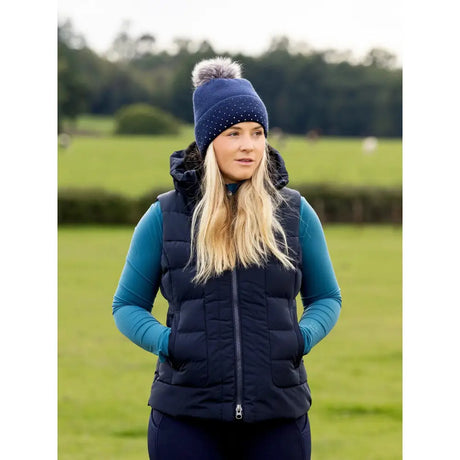 LeMieux Loire Winter Gilet Navy 10 Navy Gilets & Bodywarmers Barnstaple Equestrian Supplies