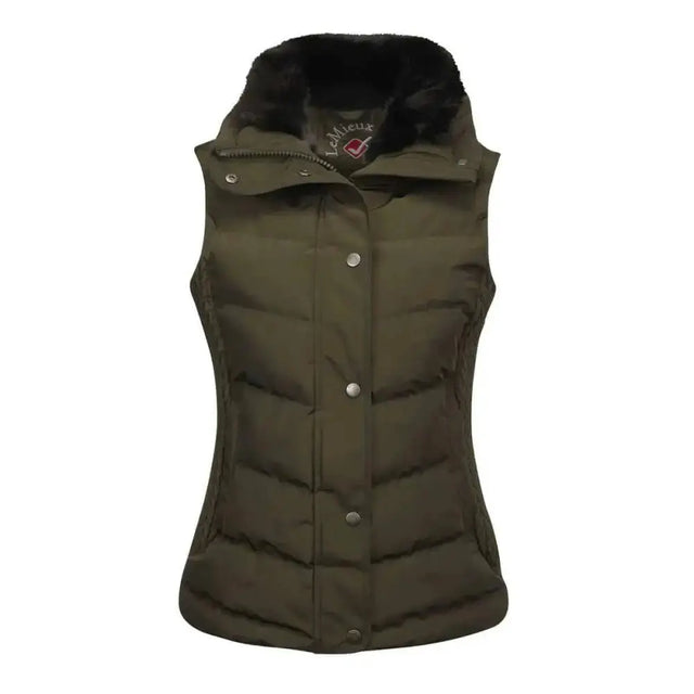 LeMieux Loire Winter Gilet Oak 14 Gilets & Bodywarmers Barnstaple Equestrian Supplies