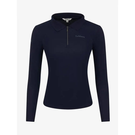 Lemieux Long Sleeve Sport Polo Shirt Navy 10 Polo Shirts & T Shirts