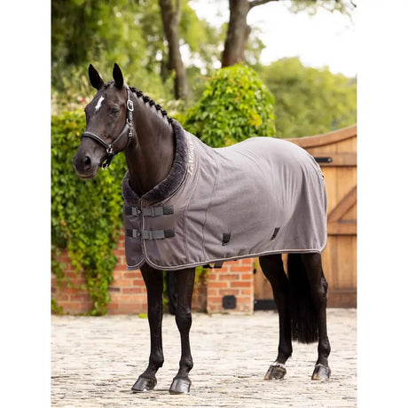 LeMieux Luxe Fleece Rug Graphite 5'6 Fleece Rugs Barnstaple Equestrian Supplies