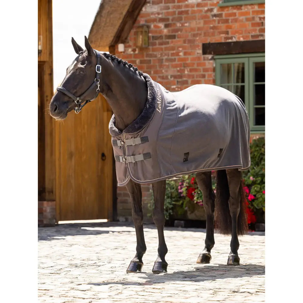 LeMieux Luxe Fleece Rug Graphite 5'6 Fleece Rugs Barnstaple Equestrian Supplies