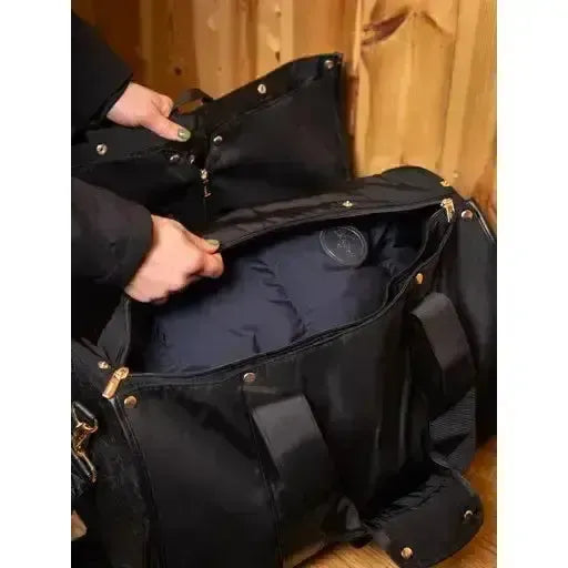 LeMieux Luxe Show Jacket Duffle Bag Black Black One Size Luggage & Bags