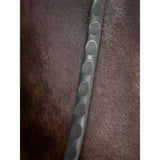 Black lemieux magna grip rubber reins with silver accents and textured rubber overlay for better hold