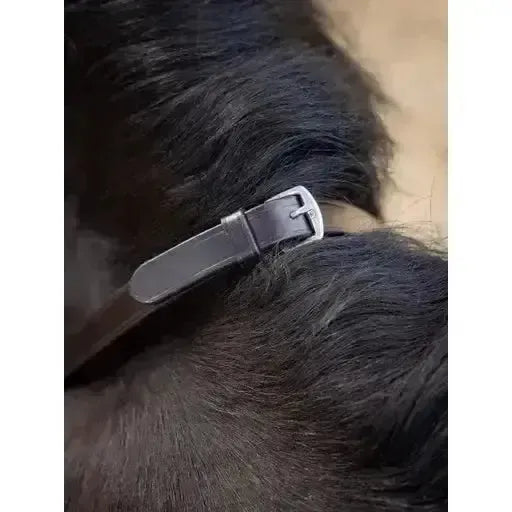 LeMieux Magna Grip Rubber Reins Havana/ Silver Cob Havana/Silver Rubber Reins
