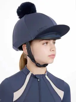 Lemieux Maria Mesh Hat Silk Dusk Blue Dusk Blue Hat Silks