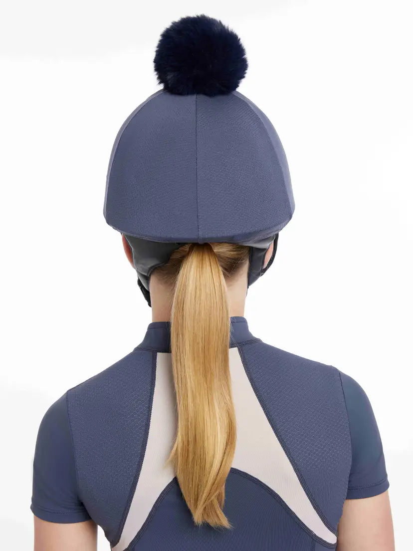 Lemieux Maria Mesh Hat Silk Dusk Blue Dusk Blue Hat Silks