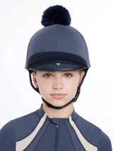 Lemieux Maria Mesh Hat Silk Dusk Blue Dusk Blue Hat Silks