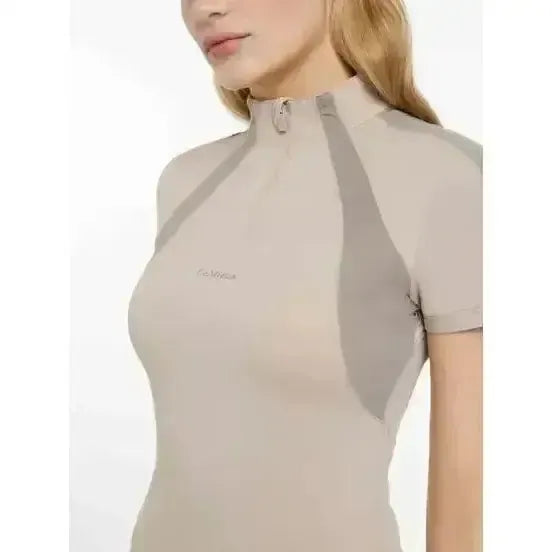 Lemieux Maria Mesh Short Sleeve Baselayer Almond Almond UK 6 Base Layers