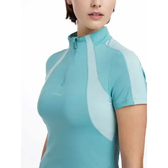 Lemieux Maria Mesh Short Sleeve Baselayer Lagoon Lagoon UK 6 Base Layers