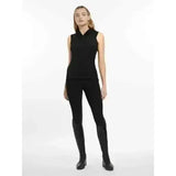 Lemieux Marissa Sleeveless Polo Black Black UK 6 Polo Shirts