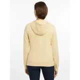 A soft pale yellow lemieux martha hoodie mimosa with relaxed fit and ribbed cuffs perfect for casual wear