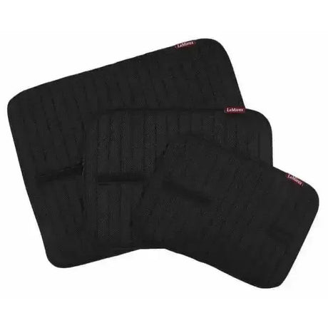LeMieux Memory Foam Bandage Pads Black Black Small Leg Pads