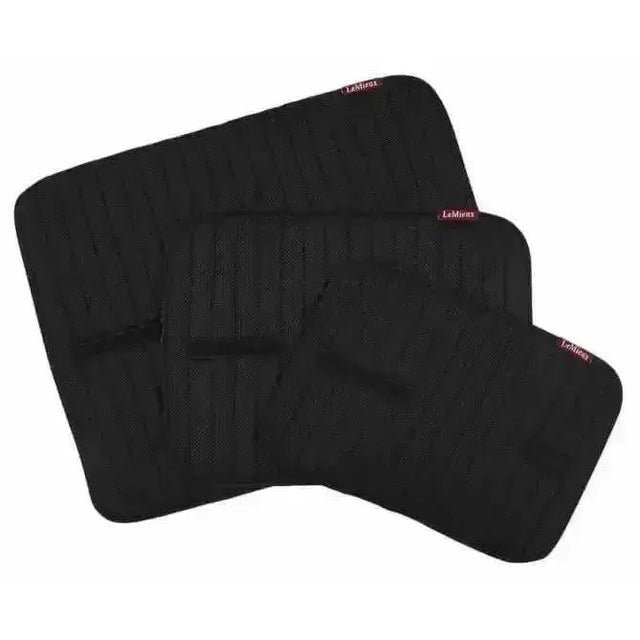 LeMieux Memory Foam Bandage Pads Black Black Small Leg Pads