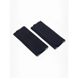 Black fabric lemieux memory foam bandage pads with soft padding to keep horse’s legs protected and comfy