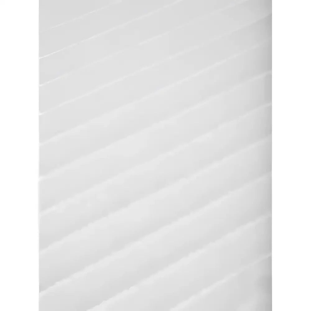 White pleated lemieux memory foam bandage pads with smooth glossy finish perfect for foam bandage use
