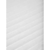 White pleated lemieux memory foam bandage pads with smooth glossy finish perfect for foam bandage use