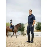 LeMieux Mens Elite Classic Pleated Breech Navy 28" Navy Breeches