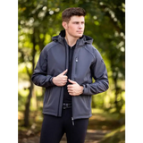 LeMieux Mens Elite Soft Shell Jacket Anthracite - Large / Anthracite - Outdoor Coats & Jackets