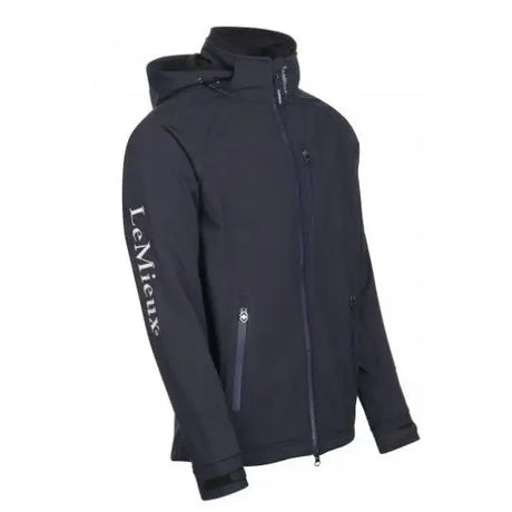 LeMieux Mens Elite Soft Shell Jacket Navy Barnstaple Equestrian 