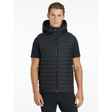 Lemieux Mens Hooded Puffer Gilet Black Black X-Small Gilets