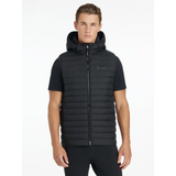 Lemieux Mens Hooded Puffer Gilet Black Black X-Small Gilets