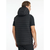 Lemieux Mens Hooded Puffer Gilet Black Black X-Small Gilets