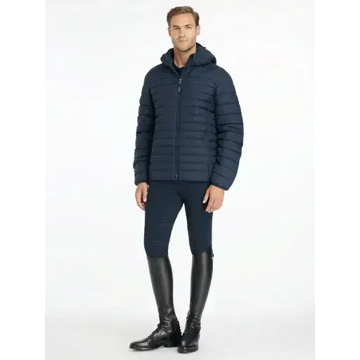 Lemieux Mens Hooded Puffer Gilet Navy Navy X-Small Outdoor Jackets