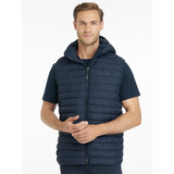 Lemieux Mens Hooded Puffer Gilet Navy Navy X-Small Outdoor Jackets