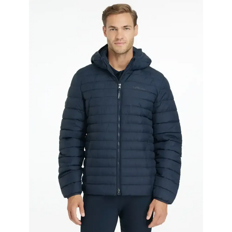 Lemieux Mens Hooded Puffer Gilet Navy Navy X-Small Outdoor Jackets