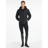 Lemieux Mens Hooded Puffer Jacket Black Black X-Small Outdoor Jackets