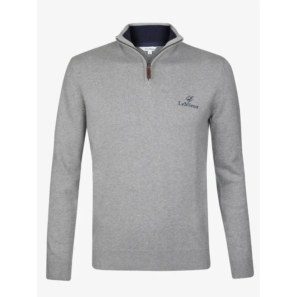 LeMieux Mens Jumper Grey Grey X Small Barnstaple Equestrian Supplies