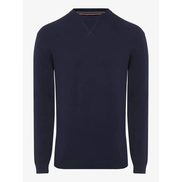 LeMieux Mens Knitted Round Neck Jumper Navy X Small Jumpers & Hoodies Barnstaple Equestrian Supplies