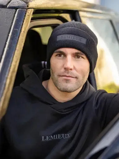 LeMieux Mens LeMieux Beanie Black One Size Black Headwear