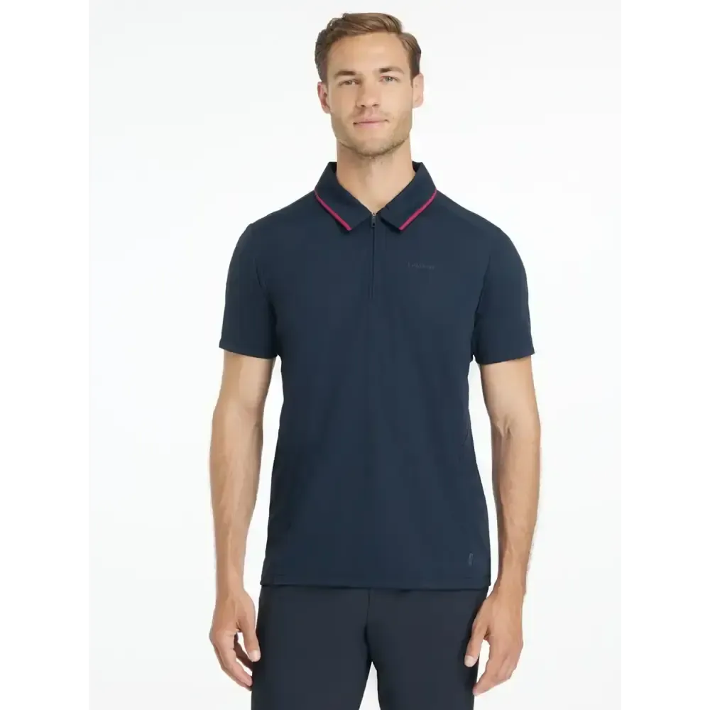 Lemieux Mens Performance Polo Navy Navy X-Small Polo Shirts