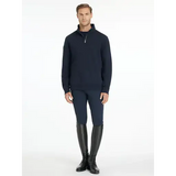 Lemieux Mens Quarter Neck Sweat Navy Navy X-Small Jumpers