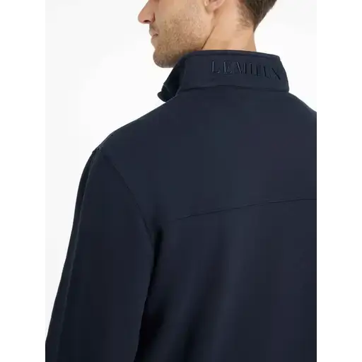 Lemieux Mens Quarter Neck Sweat Navy Navy X-Small Jumpers