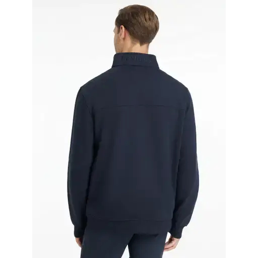 Lemieux Mens Quarter Neck Sweat Navy Navy X-Small Jumpers