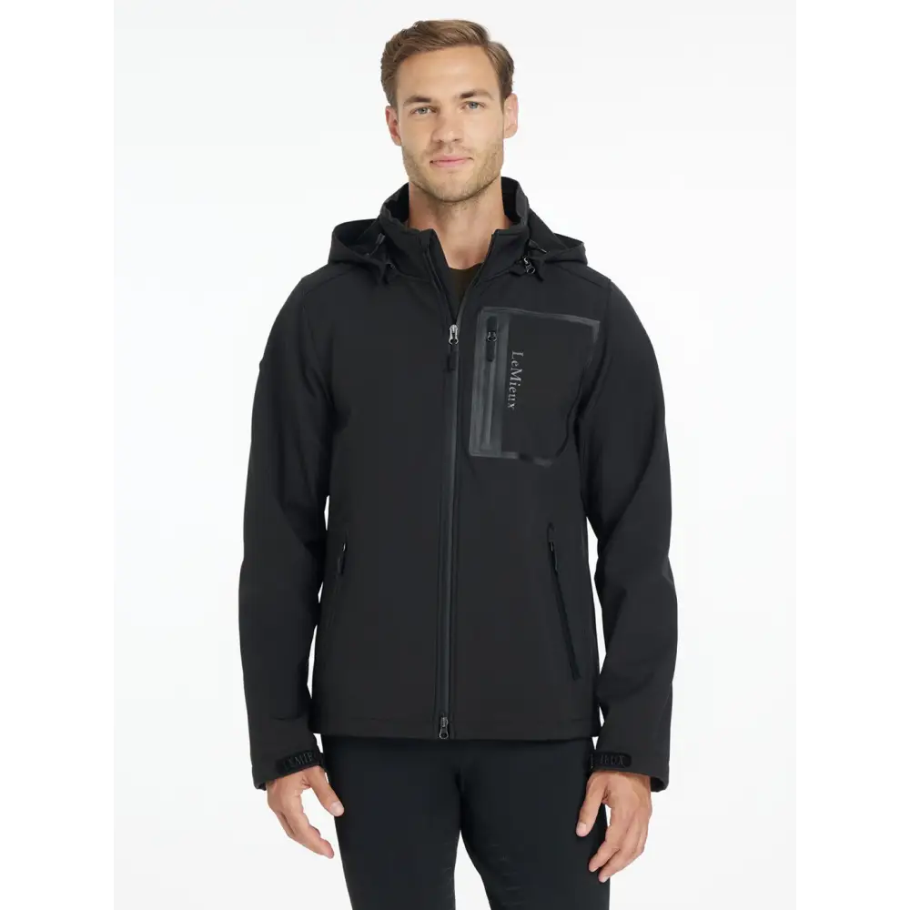 Lemieux Mens Softshell Jacket Black Black X-Small Clothing