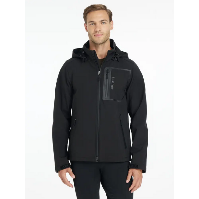 Lemieux Mens Softshell Jacket Black Black X-Small Clothing
