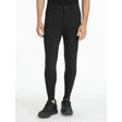 Lemieux mens sports black breeches with a form-fitting design and subtle textured panels on the thighs