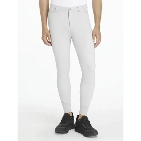 Lemieux Mens Sports Breeches Light Grey Light Grey 32" Breeches