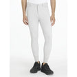 Lemieux mens sports breeches light grey with sleek white riding pants design and subtle stitching details
